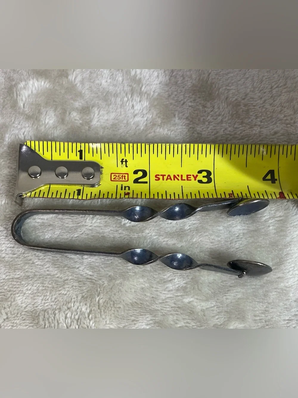 Antique Sterling Silver Sugar Tongs Twist Twisted Handle